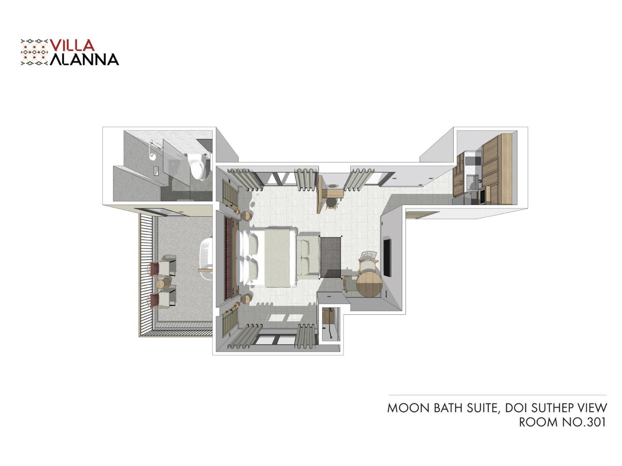 Villa Alanna 清邁 客房 照片